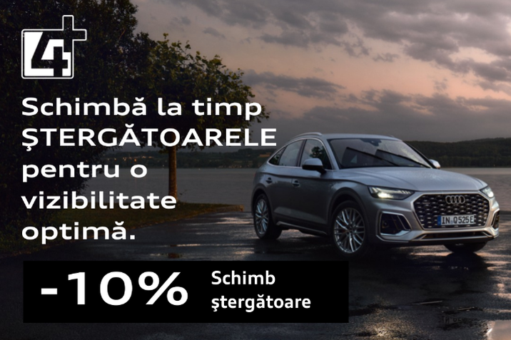 Profita de oferta pentru schimb stergatoare in service-ul Autoworld Audi